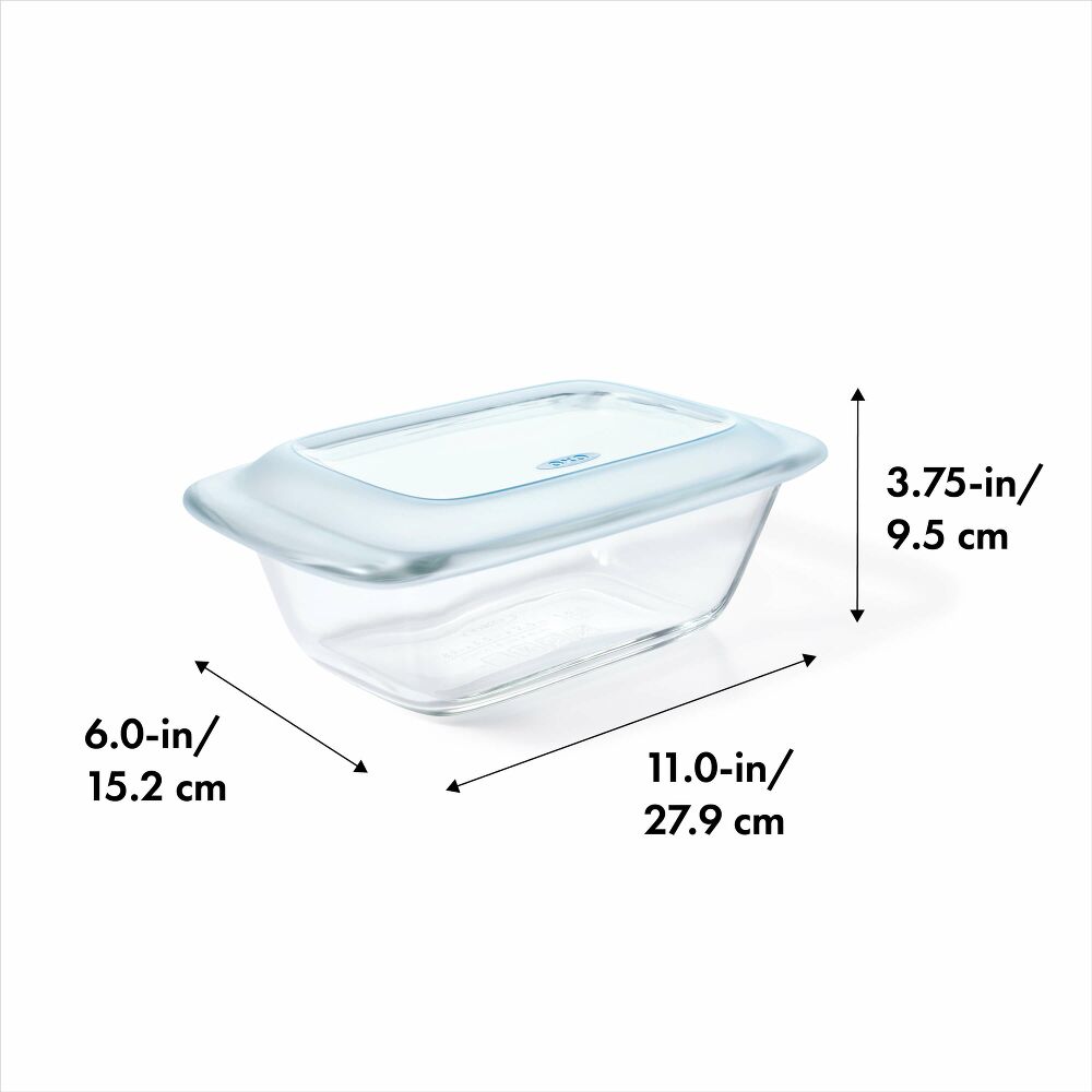 1.6 Qt Loaf Baking Dish with Lid U3