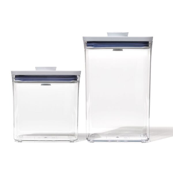 POP Container - Rectangle Medium (2.7 Qt.) & POP Container - Rectangle Short (1.7 Qt.) Bundle B0