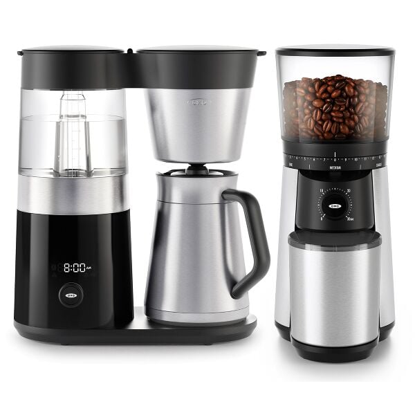 9-Cup Coffee Maker & Conical Burr Coffee Grinder Bundle P9