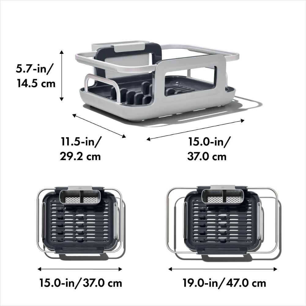 Over-the-sink Aluminum Dish Rack W3