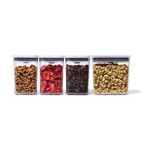 POP Container - Rectangle Short (1.7 Qt.) & 3-Piece POP Container Value Set Bundle J1