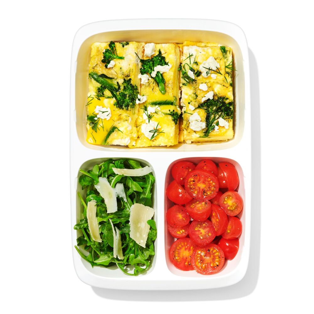 Prep & Go 4.1-Cup Divided Container - Ocean Blue Q2