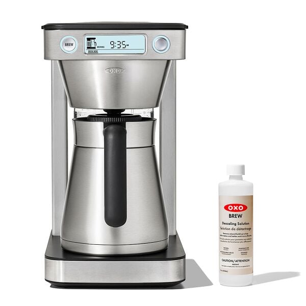 12-Cup Coffee Maker with Podless Single-Serve Function & Descaling Solution Bundle C0