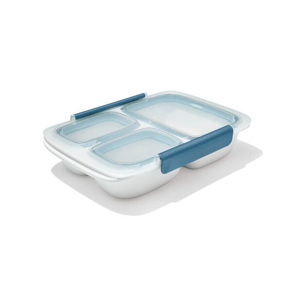 Prep & Go 4.1-Cup Divided Container - Ocean Blue Q2