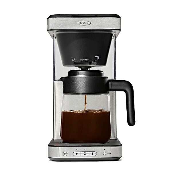 8-Cup Coffee Maker with Podless Single-Serve Function and Glass Carafe K4