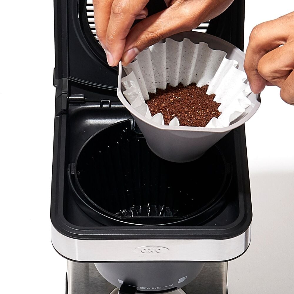 8-Cup Coffee Maker with Podless Single-Serve Function and Glass Carafe K4