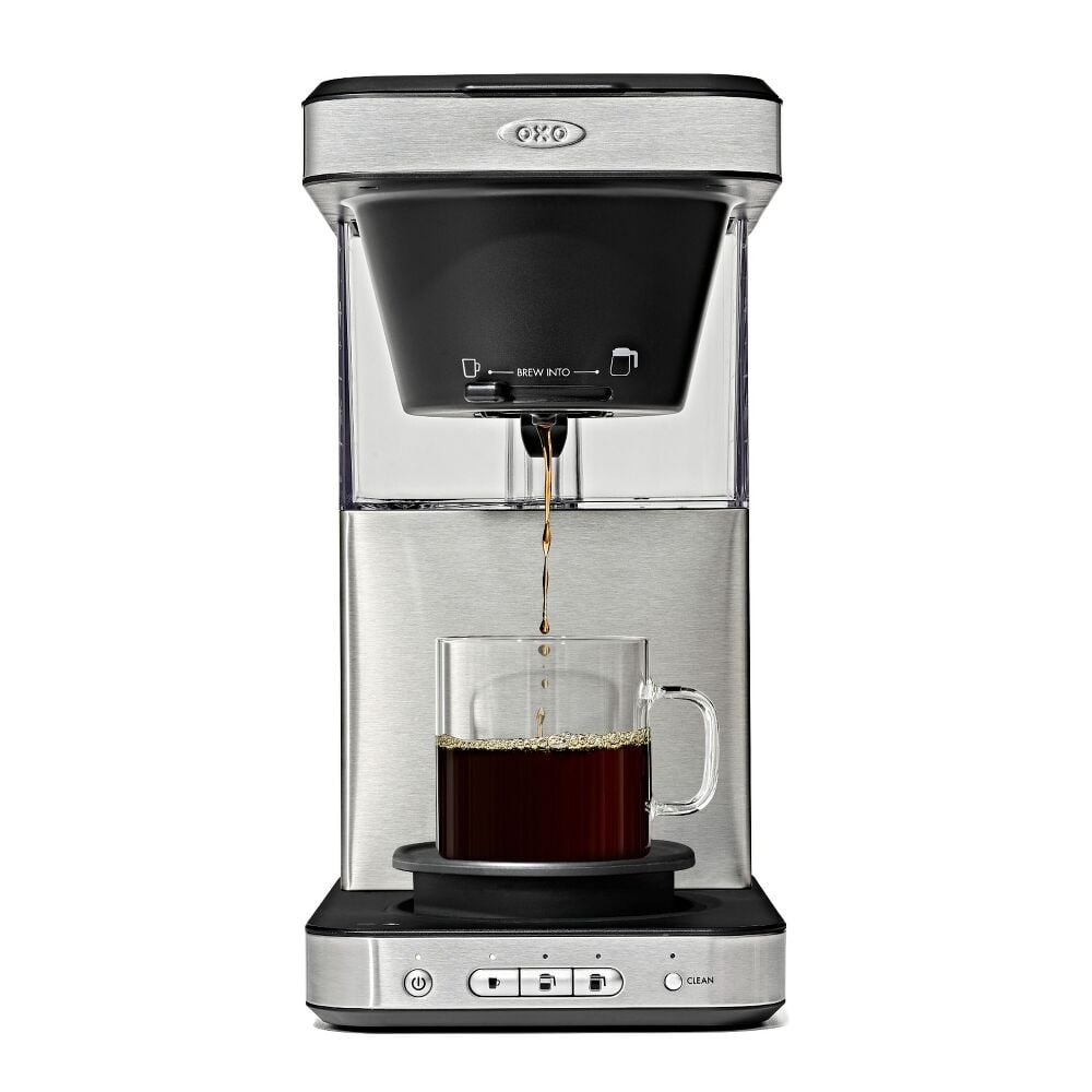 8-Cup Coffee Maker with Podless Single-Serve Function and Glass Carafe K4