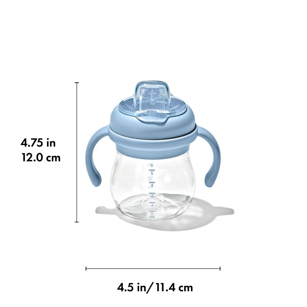 Transitions 6 Oz Soft Spout Sippy Cup with Removable Handles E0