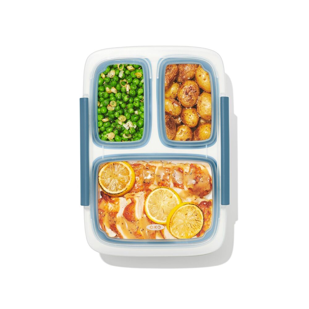 Prep & Go 4.1-Cup Divided Container - Ocean Blue Q2