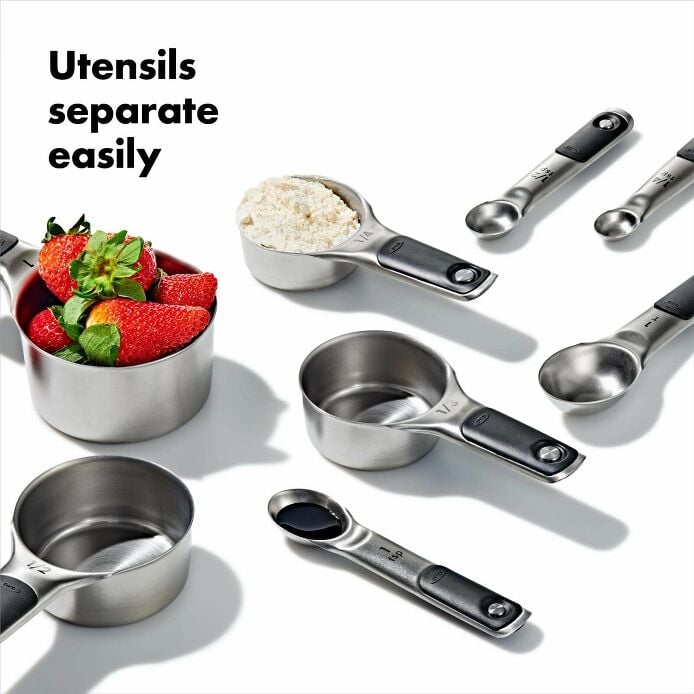Stainless Steel Measuring Cups and Spoons Set C9