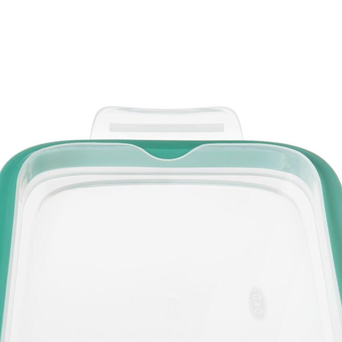 Smart Seal 8 Cup Glass Rectangle Container - Teal J0