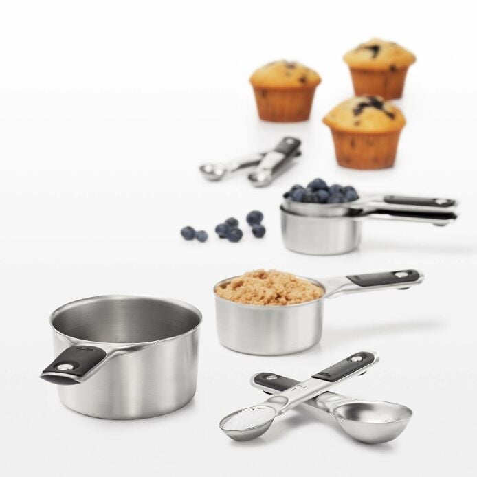 Stainless Steel Measuring Cups and Spoons Set C9