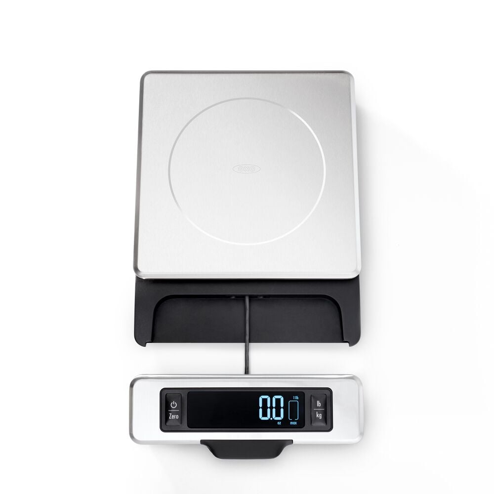 11 lb Stainless Steel Food Scale with Pull out Display D2