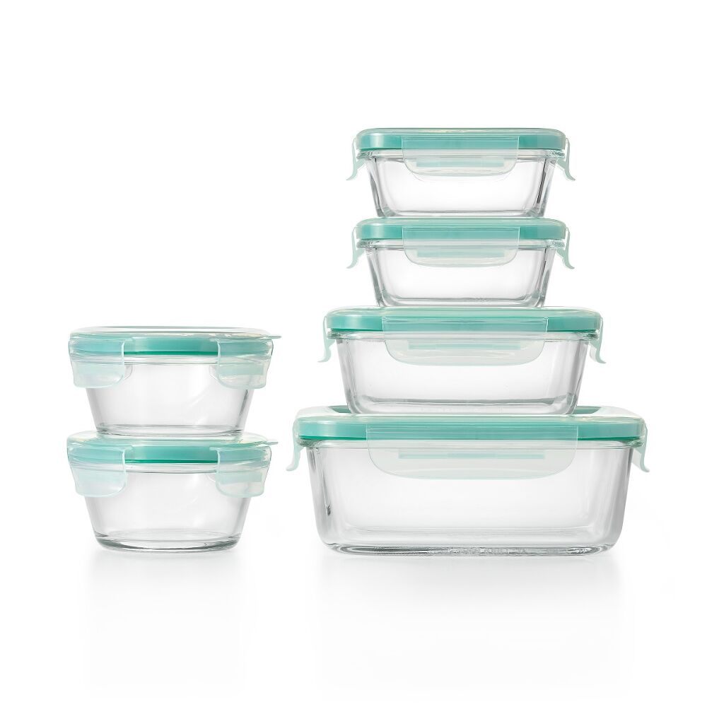 OXO Good Grips 12 Piece Smart Seal Glass Container Set L8
