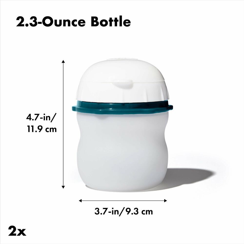 Prep & Go Silicone Squeeze Bottle - 2 Pack A4