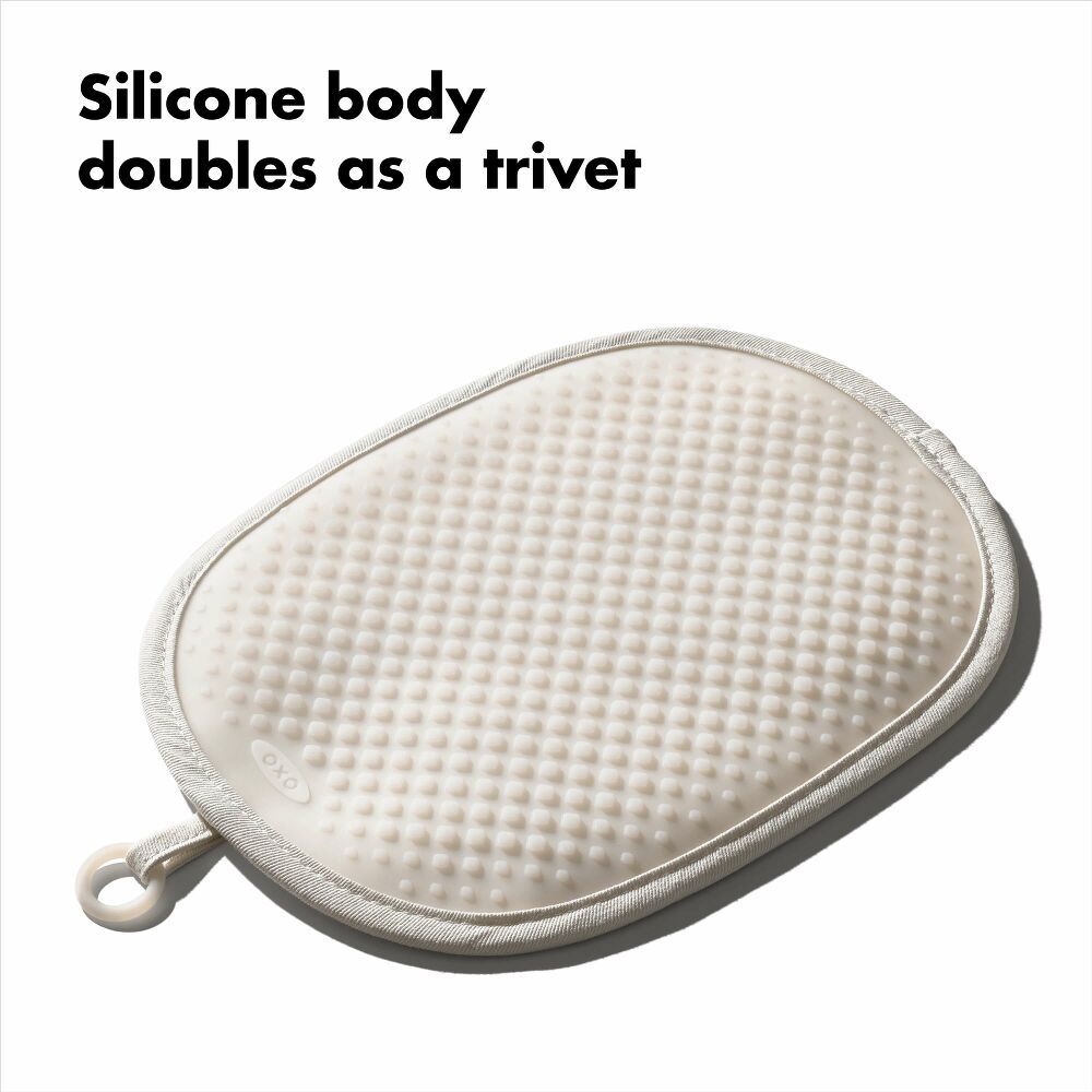 Silicone Pot Holder - Oat C3