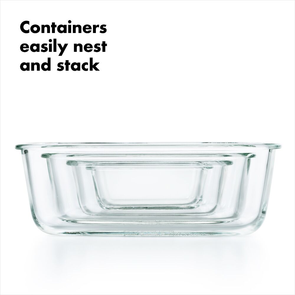 16 Piece Glass Smart Seal Everyday Container Set M1