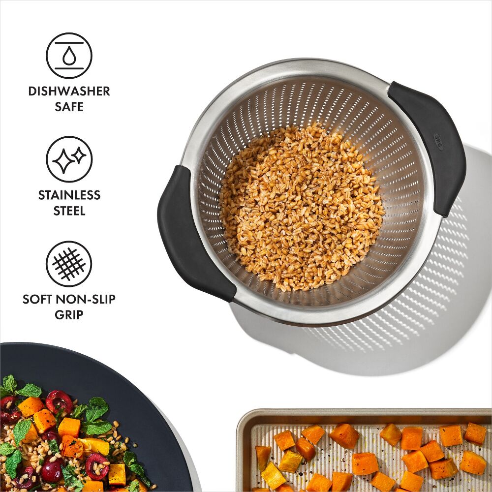 Stainless Steel 3 qt./ 2.8L Colander U4