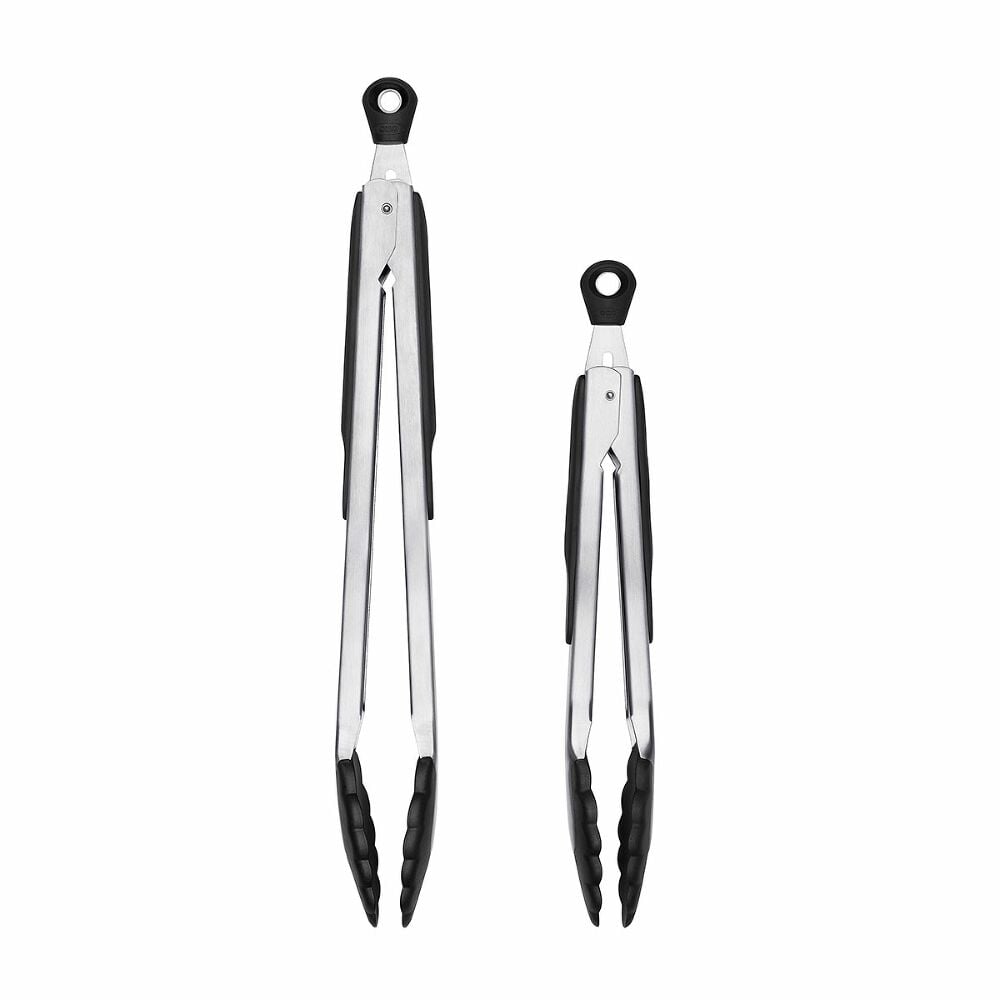 2-Piece Tongs with Nylon Heads Set H0