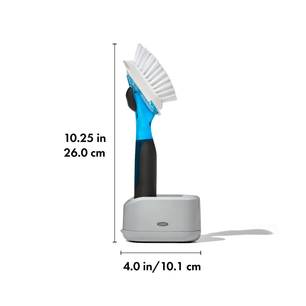 Soap Dispensing Dish Brush Storage Set E5