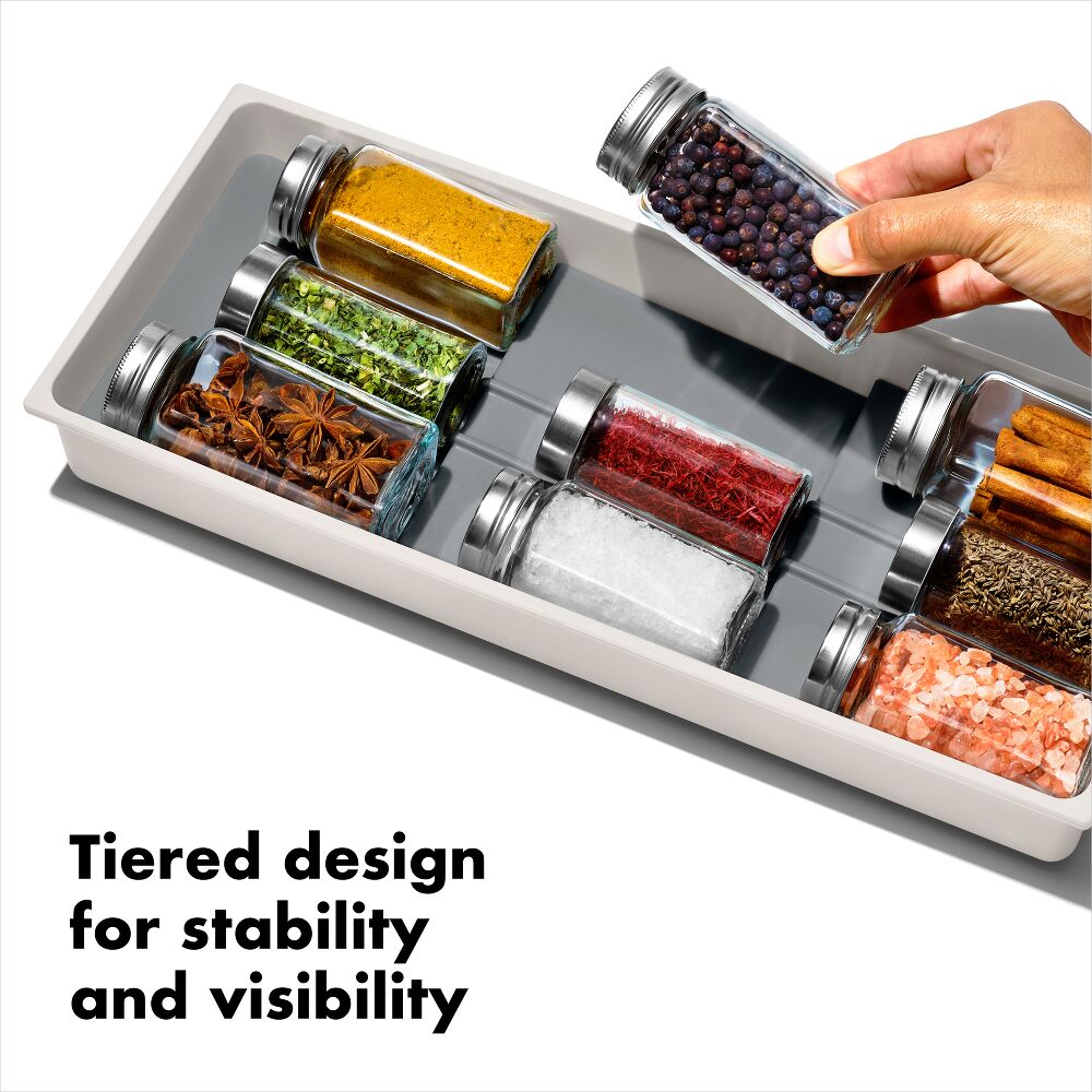 Compact Spice Drawer Organizer Y8