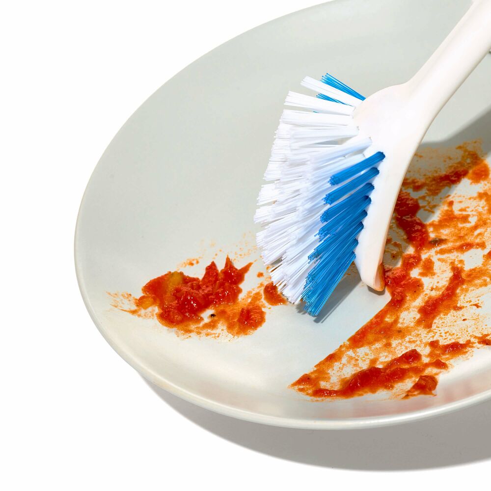 Dish Brush with Scraper N4