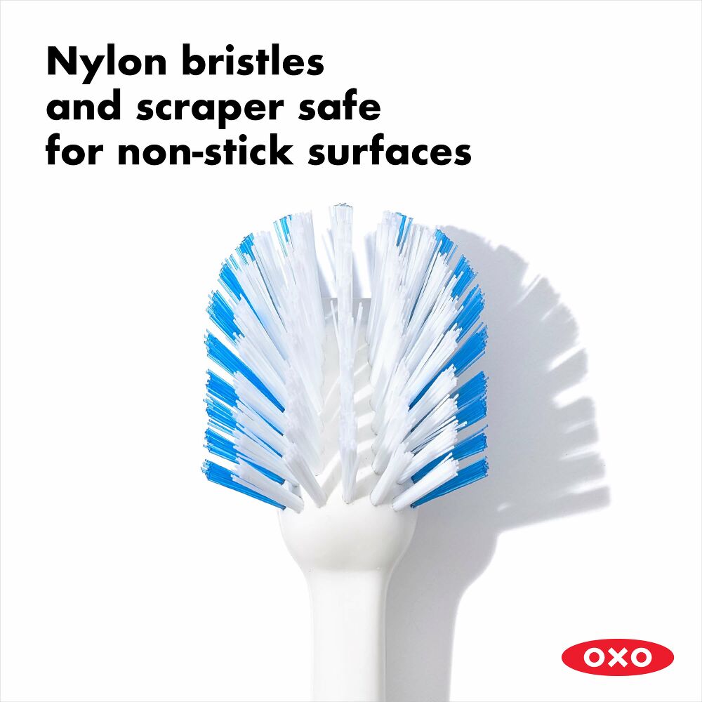 Dish Brush with Scraper N4