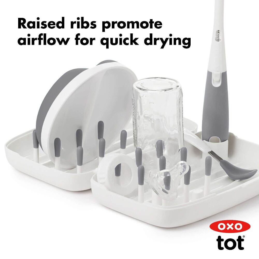 On-the-Go Drying Rack with Bottle Brush Z9
