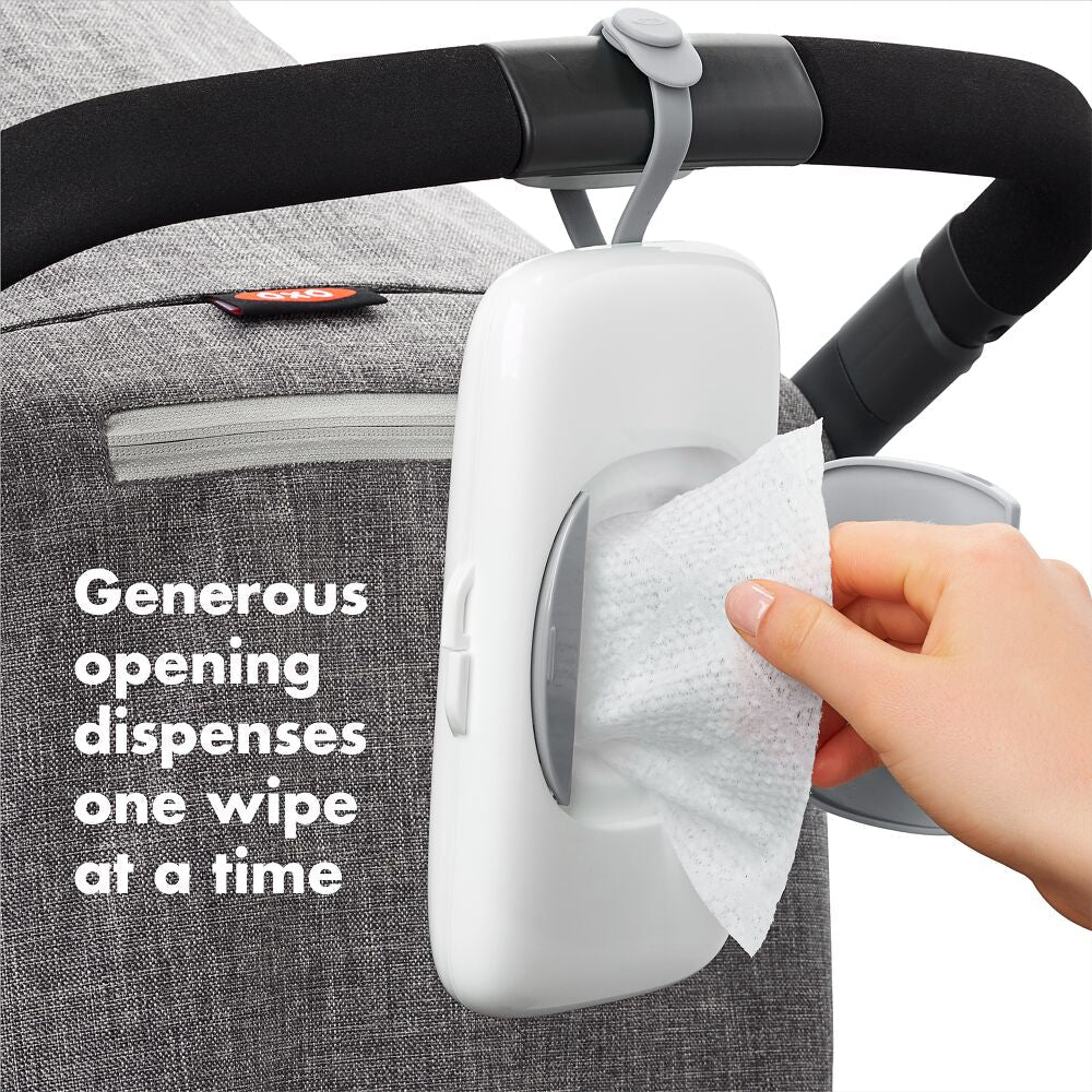 OXO TOT 2-Pack On-the-Go Wipes Dispenser, Gray U8
