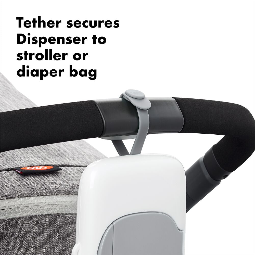 OXO TOT 2-Pack On-the-Go Wipes Dispenser, Gray U8