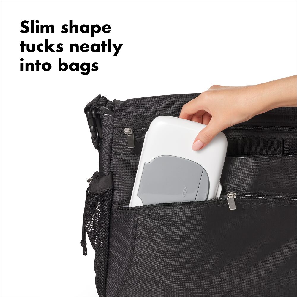 OXO TOT 2-Pack On-the-Go Wipes Dispenser, Gray U8