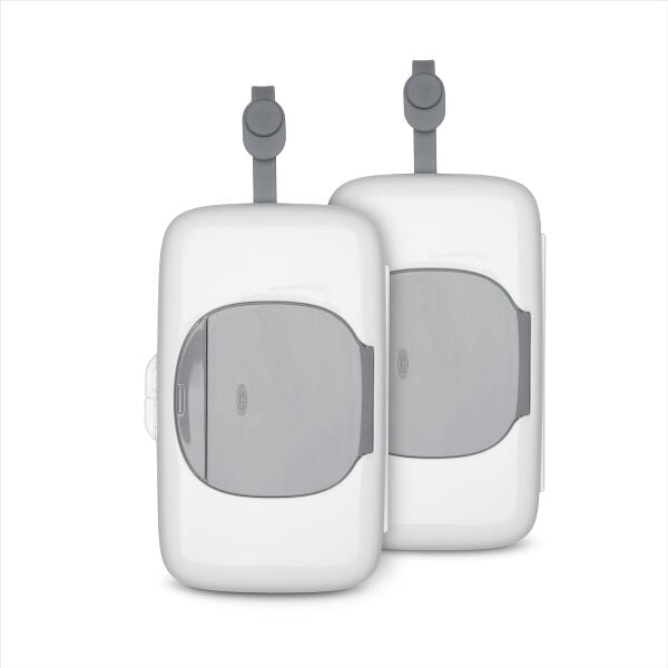OXO TOT 2-Pack On-the-Go Wipes Dispenser, Gray U8