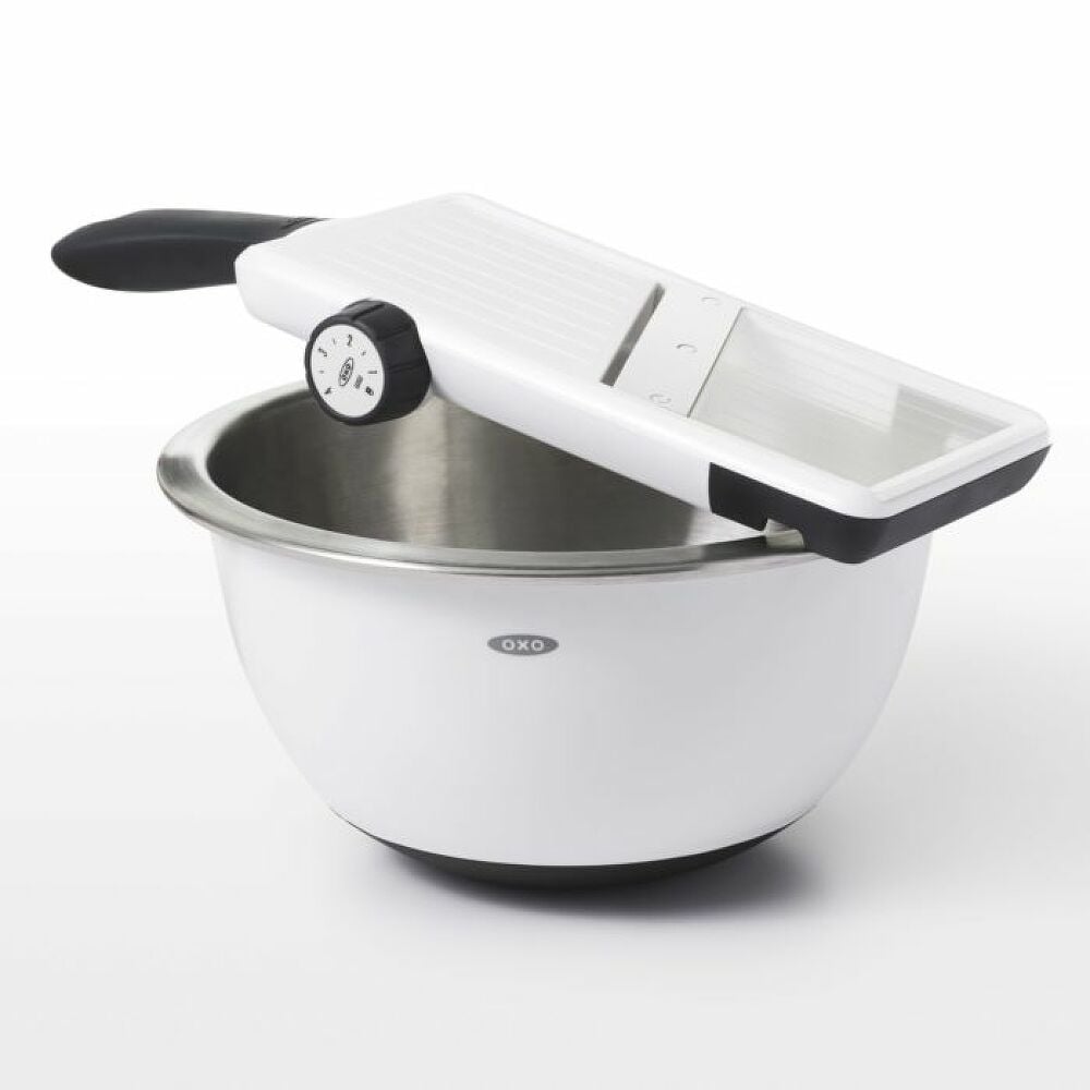 Large Adjustable Hand-Held Mandoline Slicer V8
