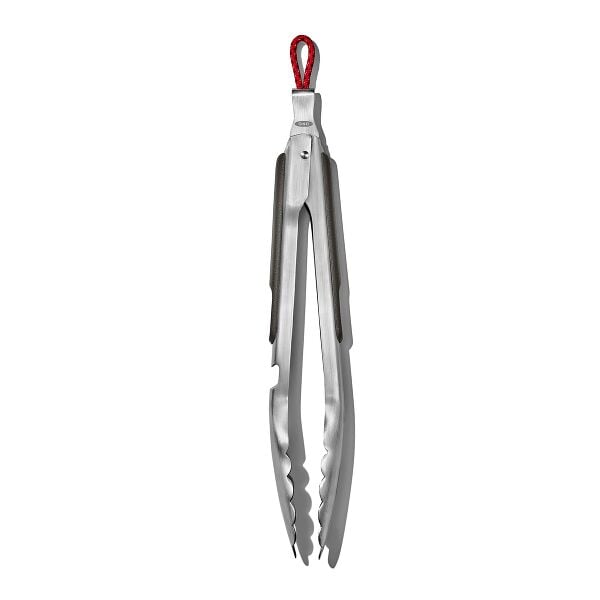 OXO Outdoor 10.5in Camp Stove Tongs with Bottle Opener K3