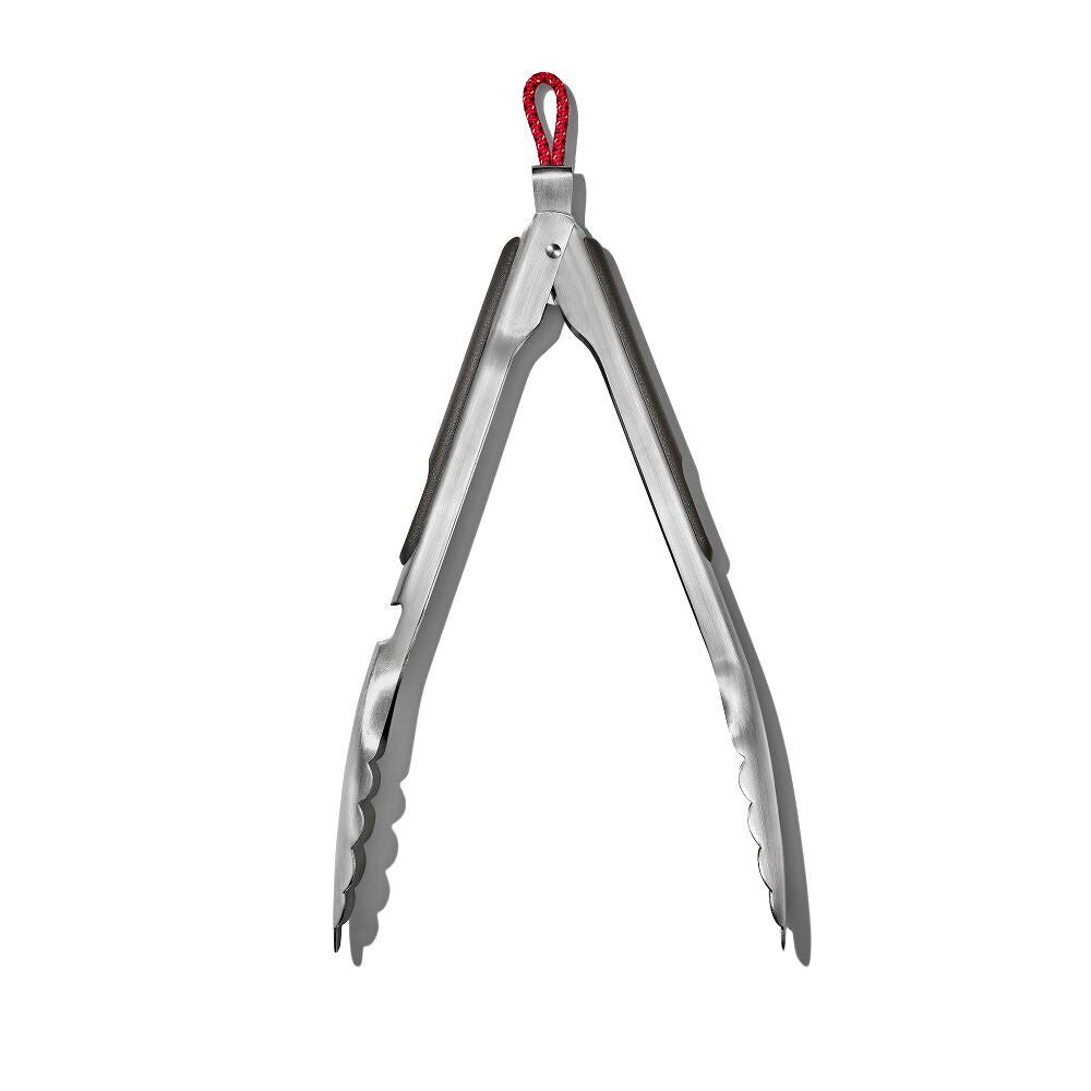OXO Outdoor 10.5in Camp Stove Tongs with Bottle Opener K3