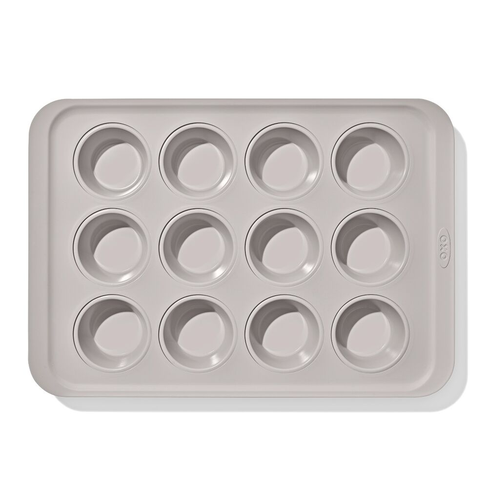 Non-Stick Pro Ceramic Coated Metal Bakeware 12 Cup Muffin Pan O5