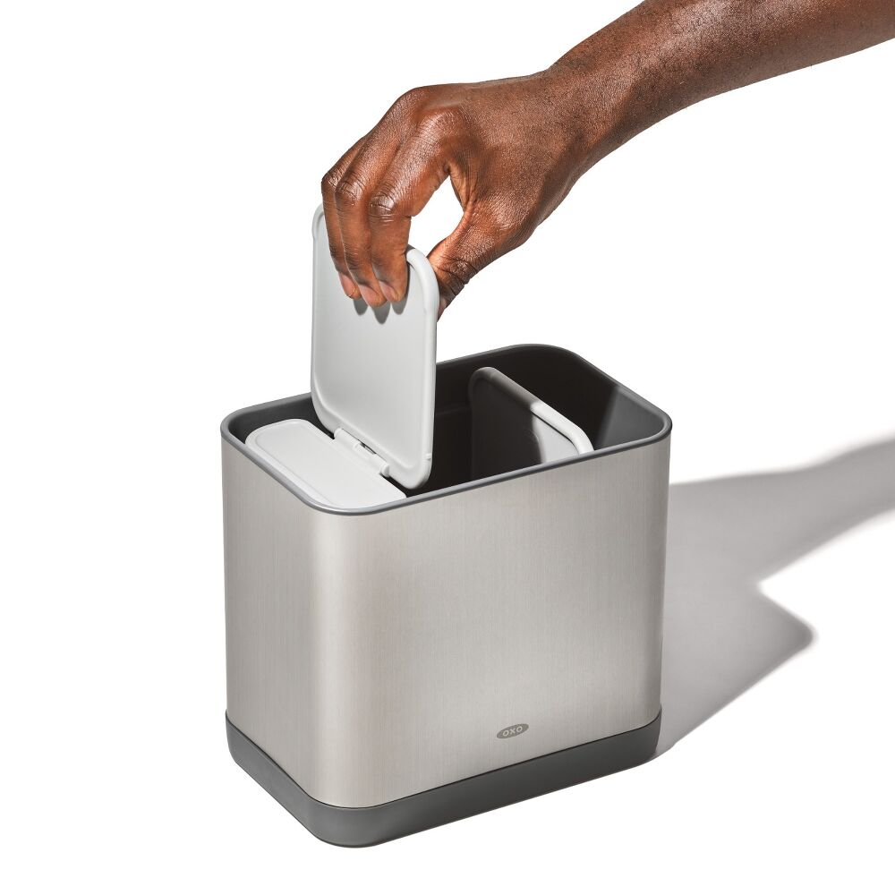 Adjustable Stainless Steel Utensil Holder - Large S9