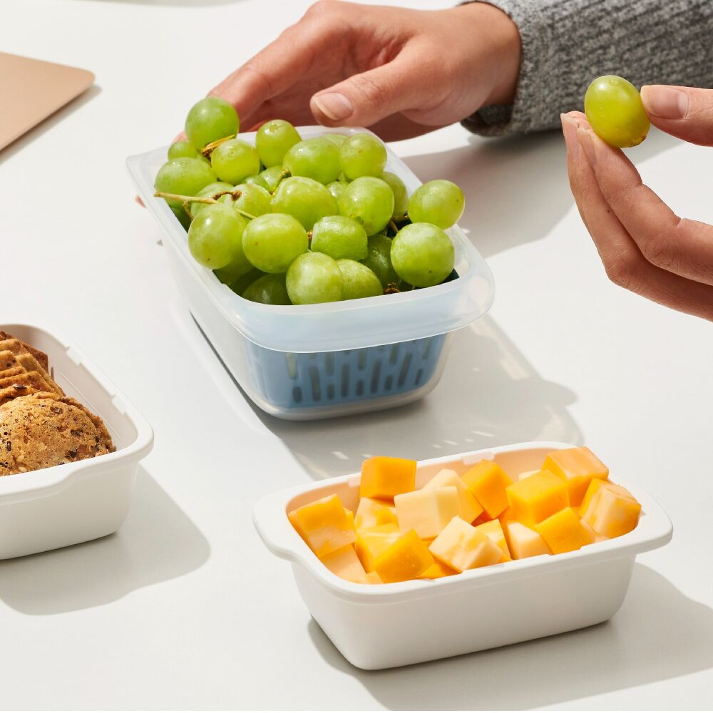 Prep & Go Container with Colander V8
