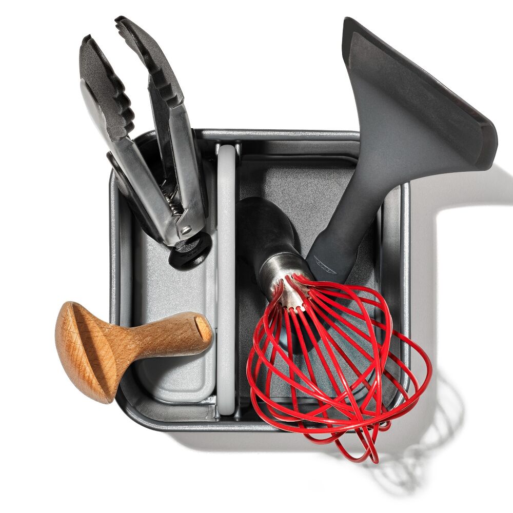 Adjustable Stainless Steel Utensil Holder - Small C3