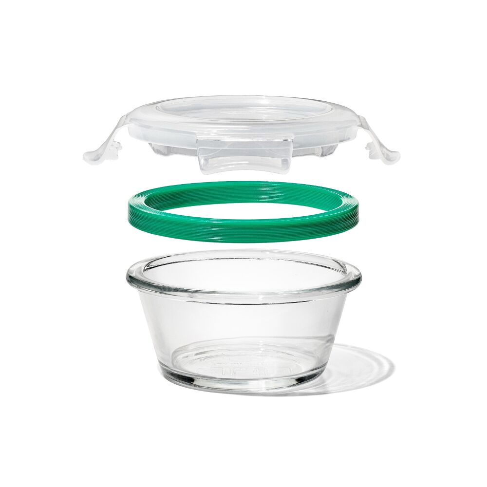 Smart Seal 8-Piece1 Cup Glass Round Container Set R7