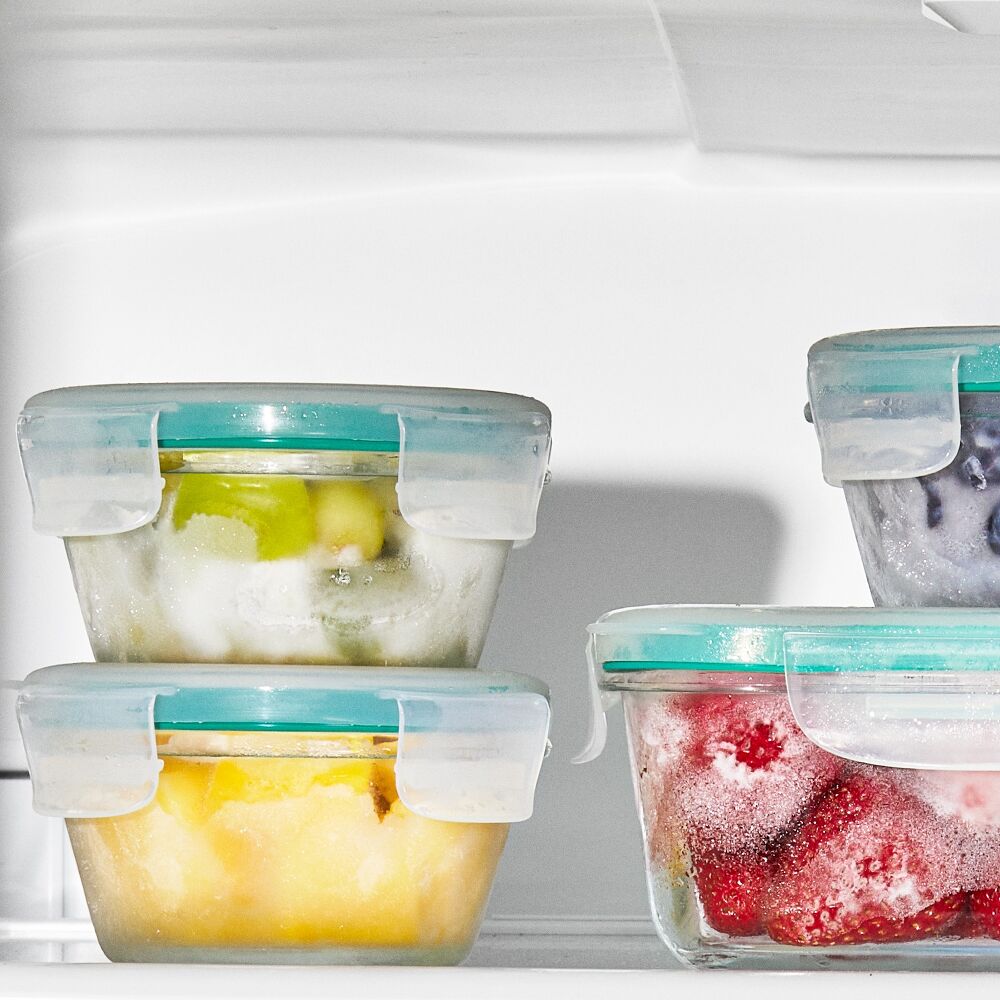 Smart Seal 8-Piece1 Cup Glass Round Container Set R7