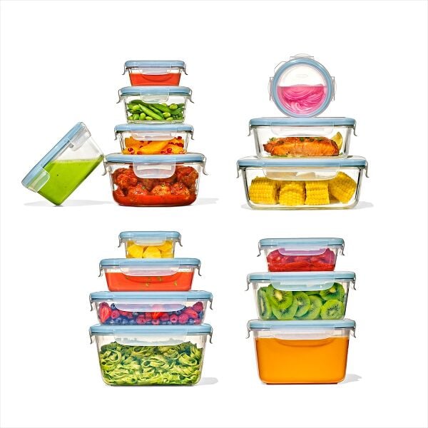 30-Piece Smart Seal Container Set - Arctic Blue G6