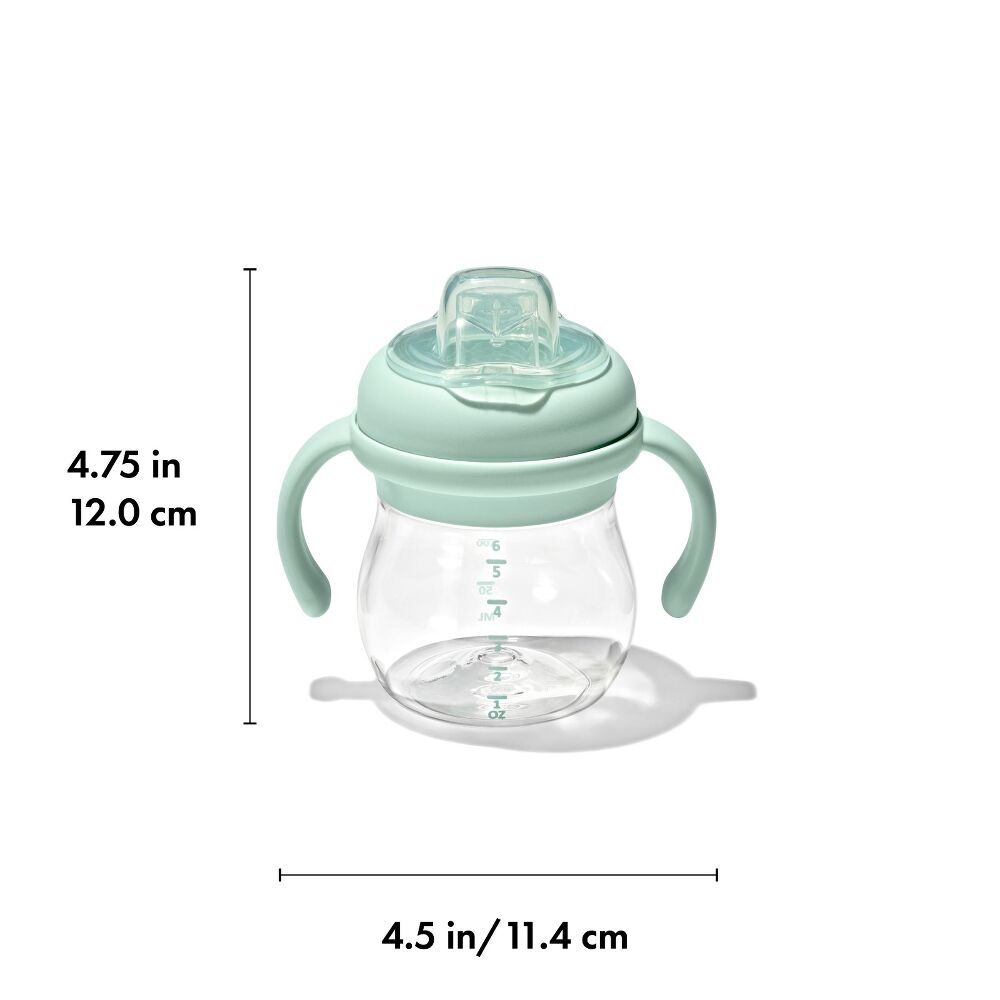 Transitions 6 Oz Soft Spout Sippy Cup with Removable Handles E0
