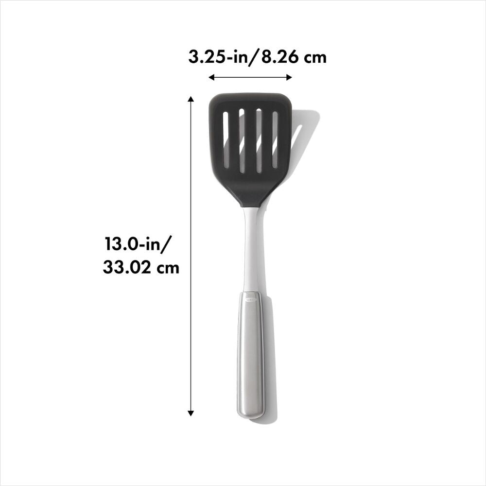OXO Steel Silicone Flexible Turner Z6