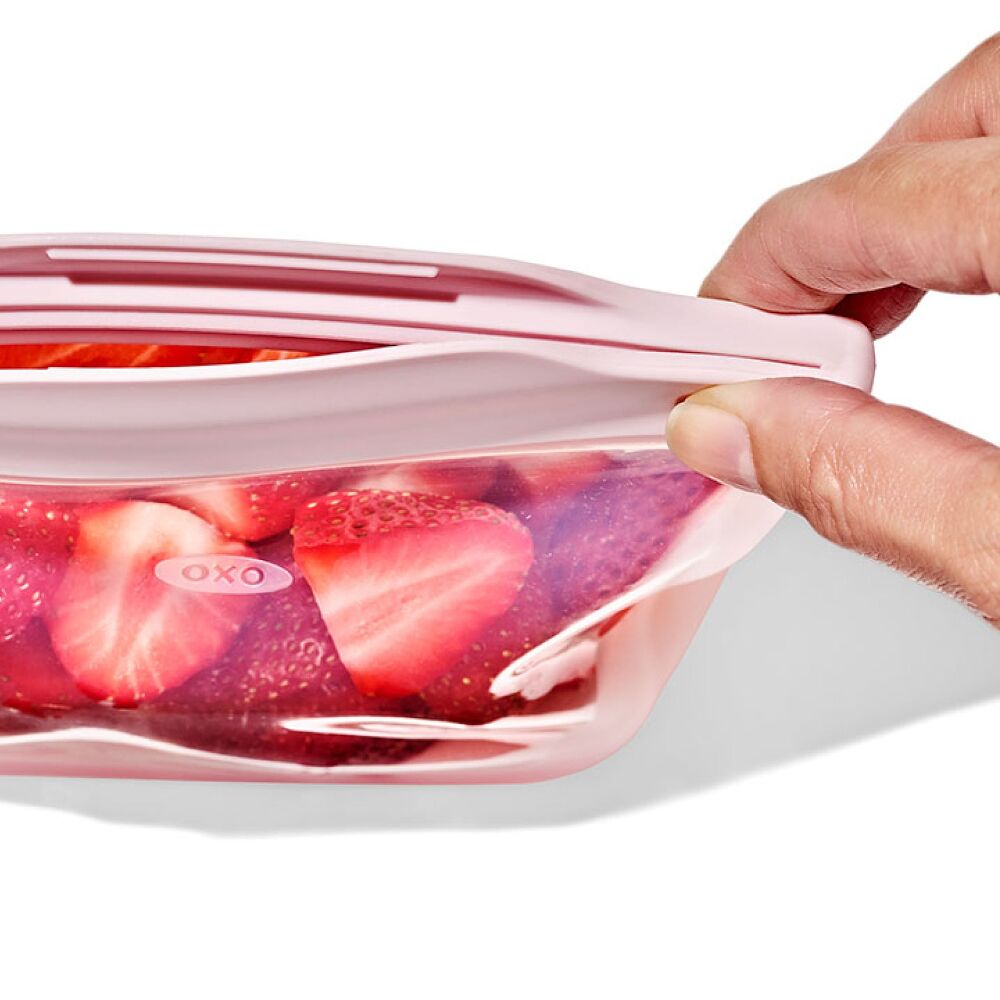 Tot Silicone Reusable Bag - 2-Piece Stand-Up Cup Set Q6