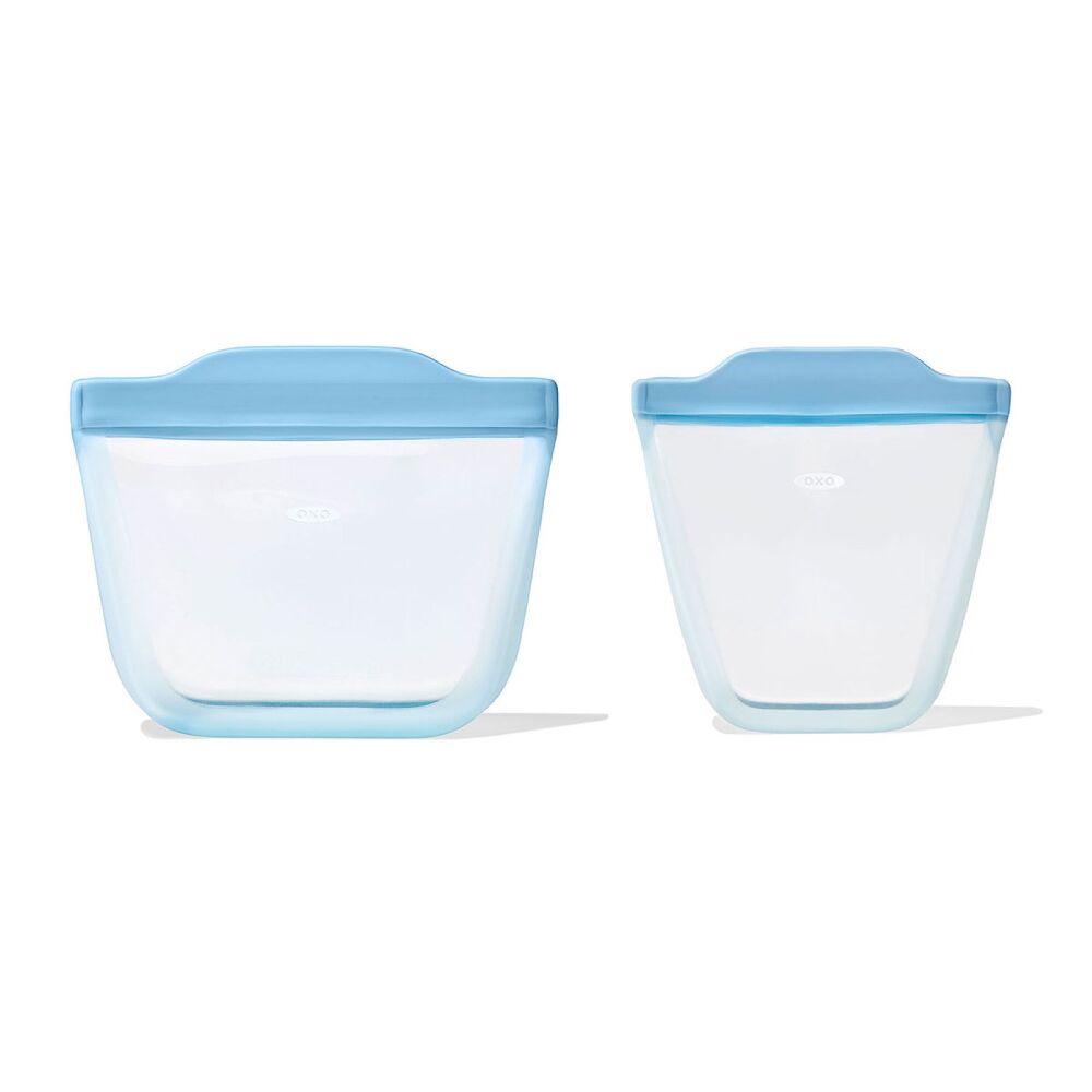 Tot Silicone Reusable Bag - 2-Piece Stand-Up Cup Set Q6