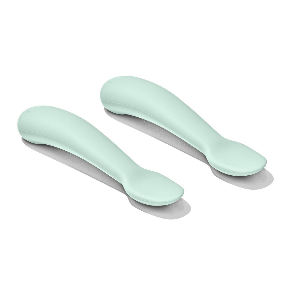 Textured Suction Plate & Spoons Set – 3-Piece T0