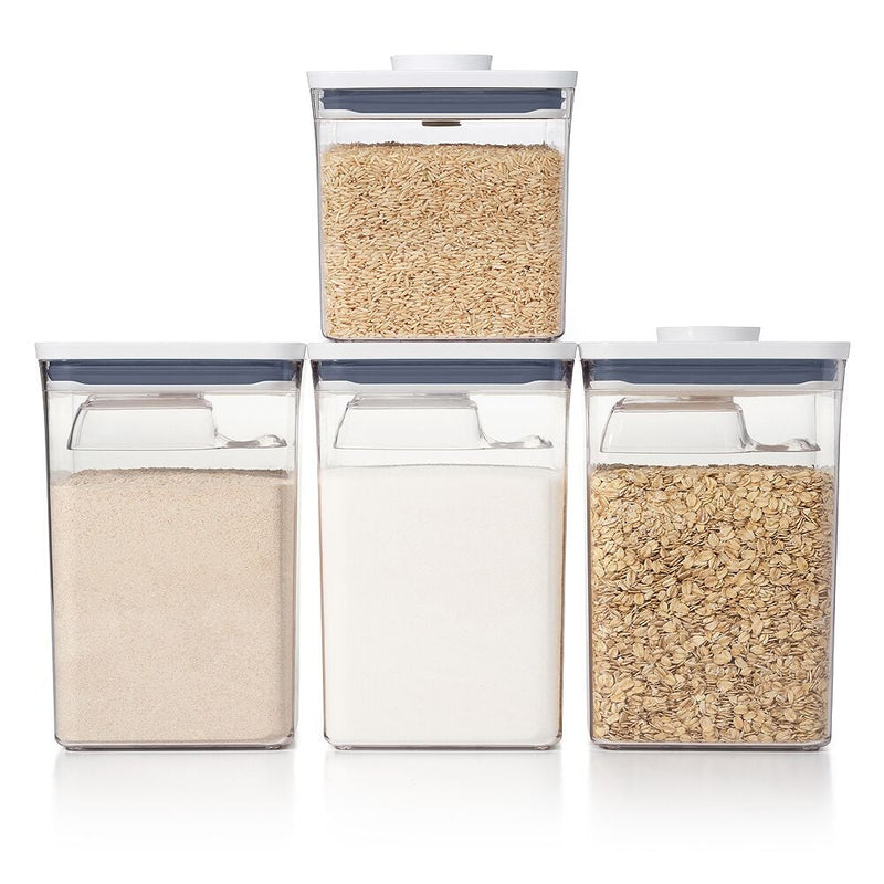 POP Container - Big Square Short (2.8 Qt.) & 6-Piece POP Container Set Bundle W6