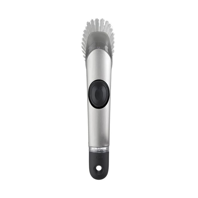 Steel Soap Dispensing Dish Brush V6