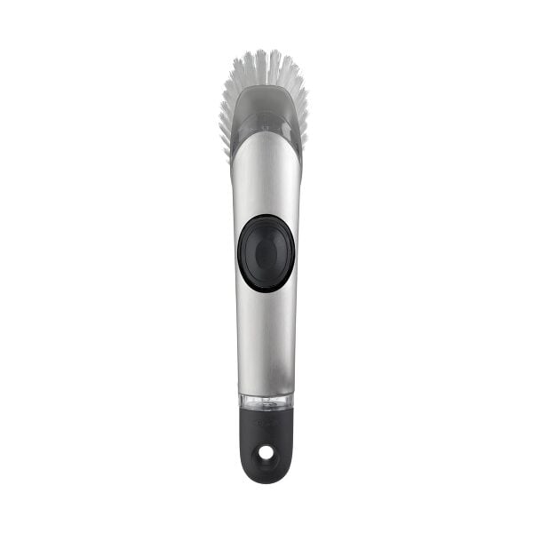 Steel Soap Dispensing Dish Brush V6